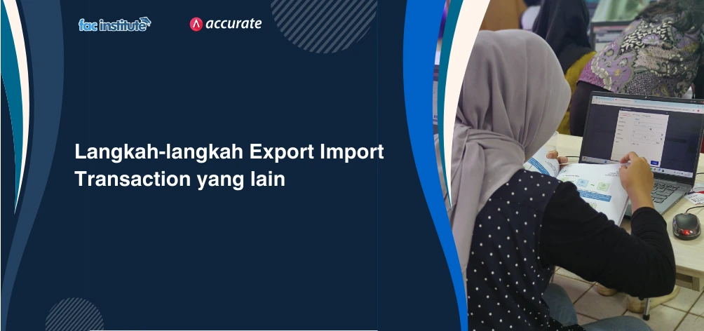Langkah-langkah Export