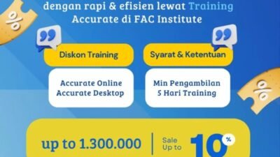 Voucher Spesial Oktoberkah dari training Accurate fac institute diskon hingga 10%