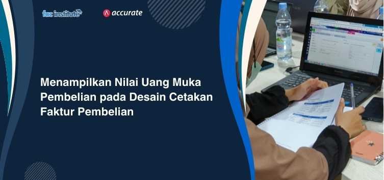Menampilkan nilai uang muka