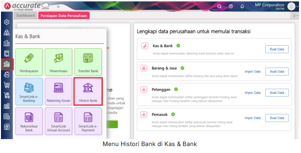 Accurate Online-Rekonsiliasi Bank