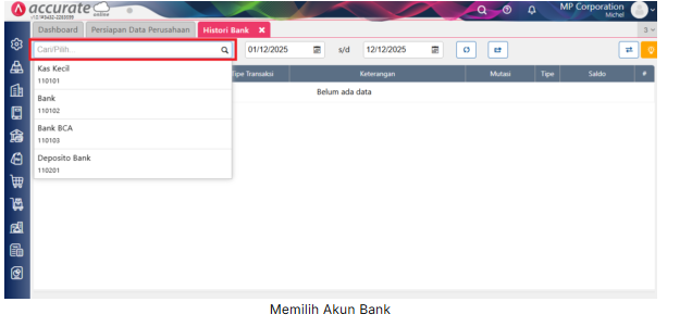 Accurate Online-Rekonsiliasi Bank