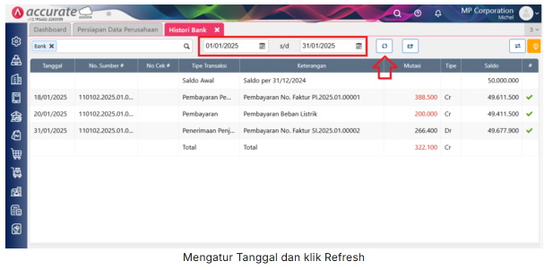 Accurate Online-Filter Tanggal