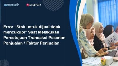 Error stock untuk dijual