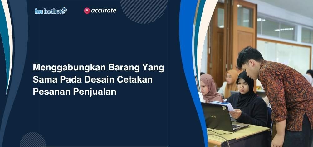 Menggabungkan barang yang sama pada desain cetakan