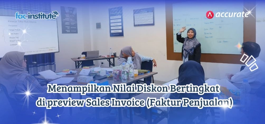 Menampilkan Nilai Diskon