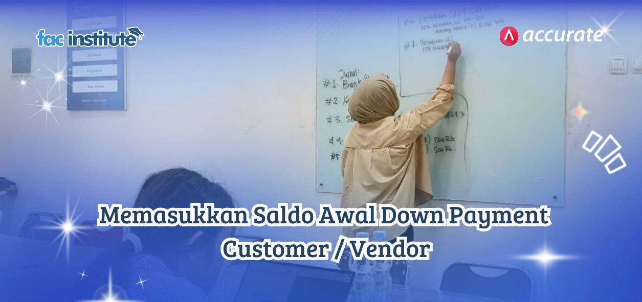 memasukan saldo awal